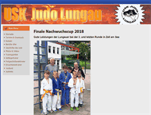 Tablet Screenshot of judo-lungau.at